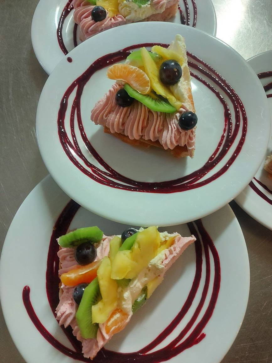 entremet fruits